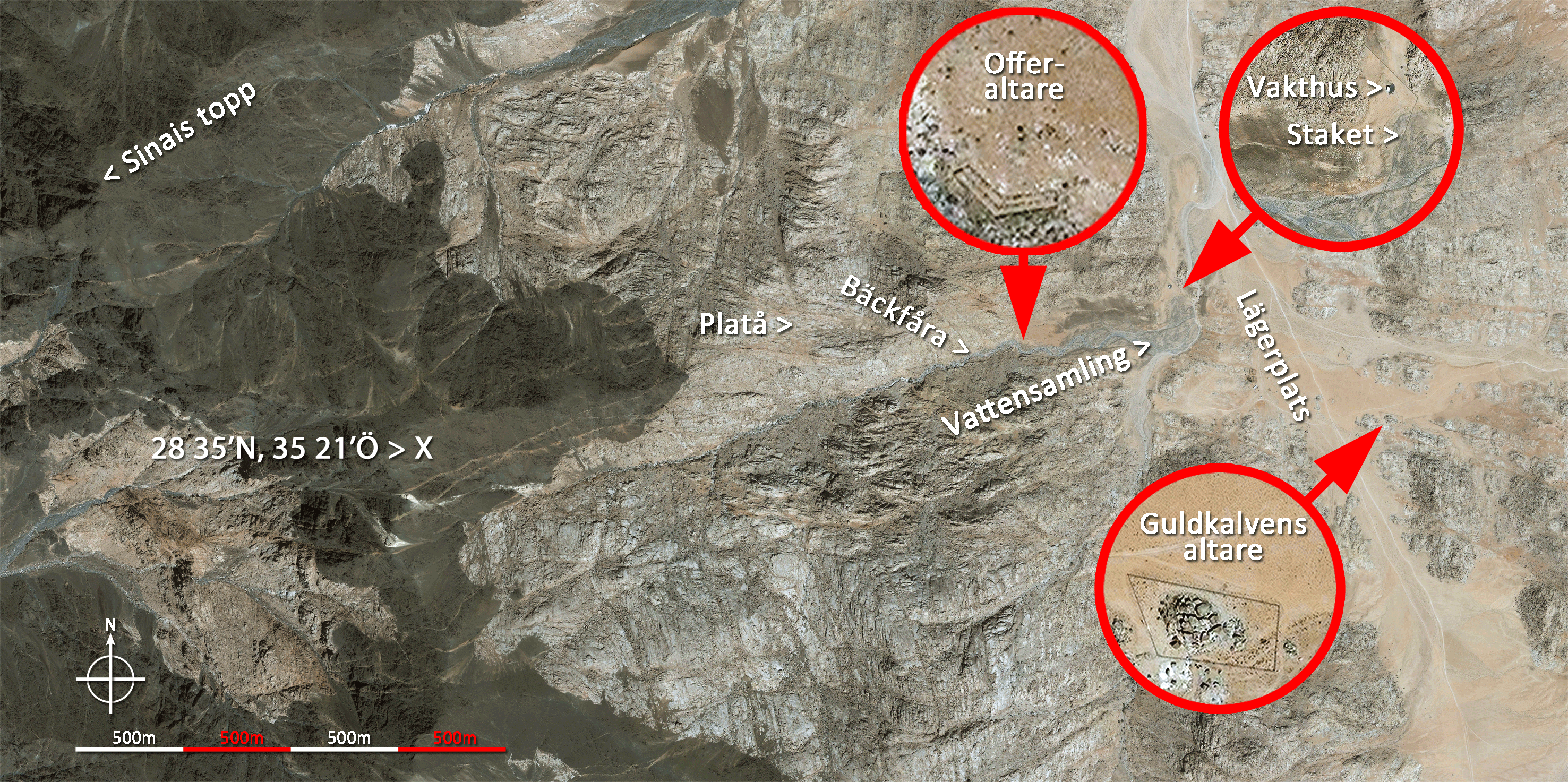 Satellitfoto-över-Sinai-berg